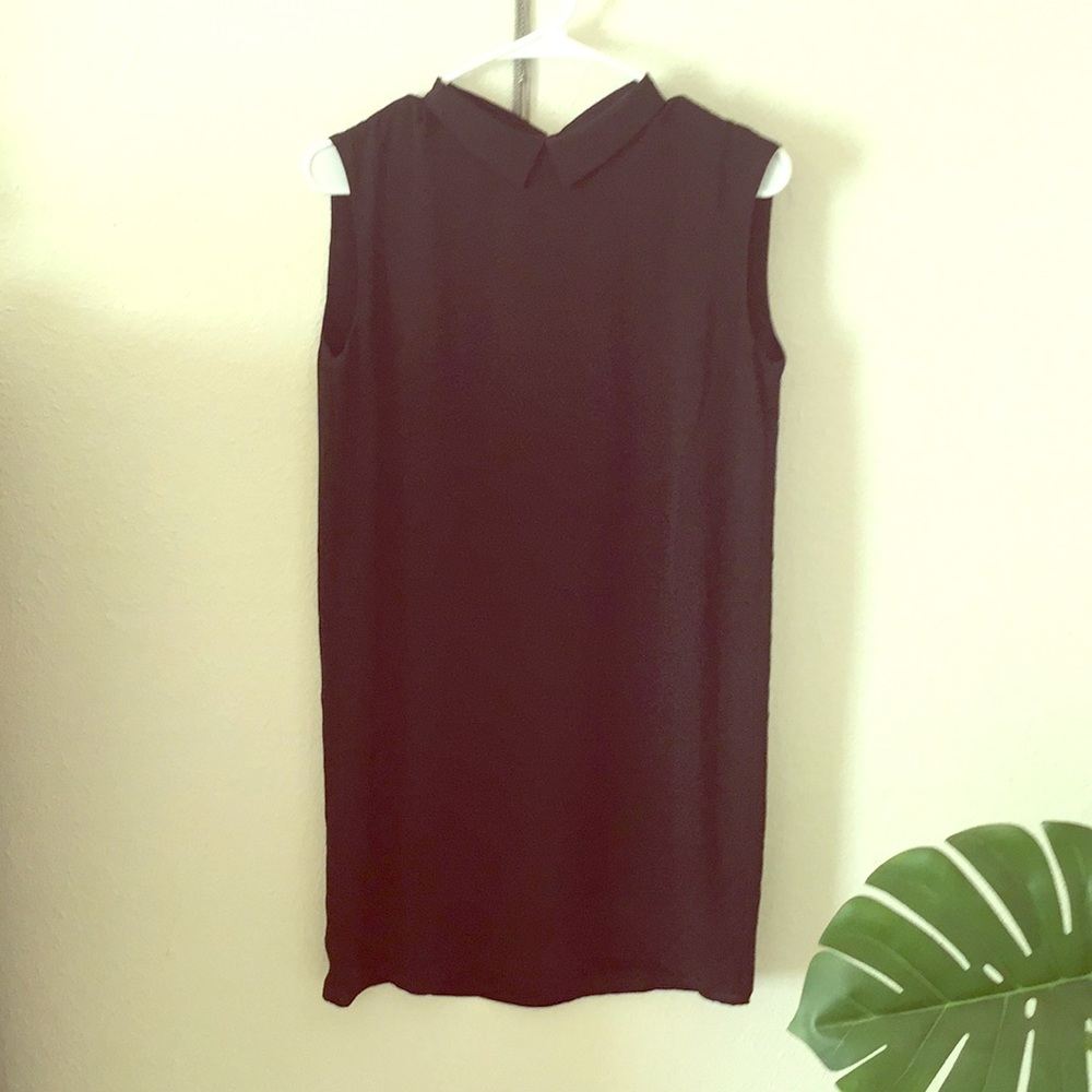 Classic Mango Black Shift Dress